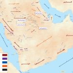 خريطة السعودية الأولى